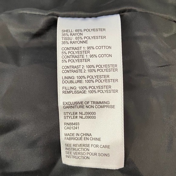 Boundless North Faux Shearling Hooded Storm Jacket Heather Charcoal NWT - Picture 11 of 12